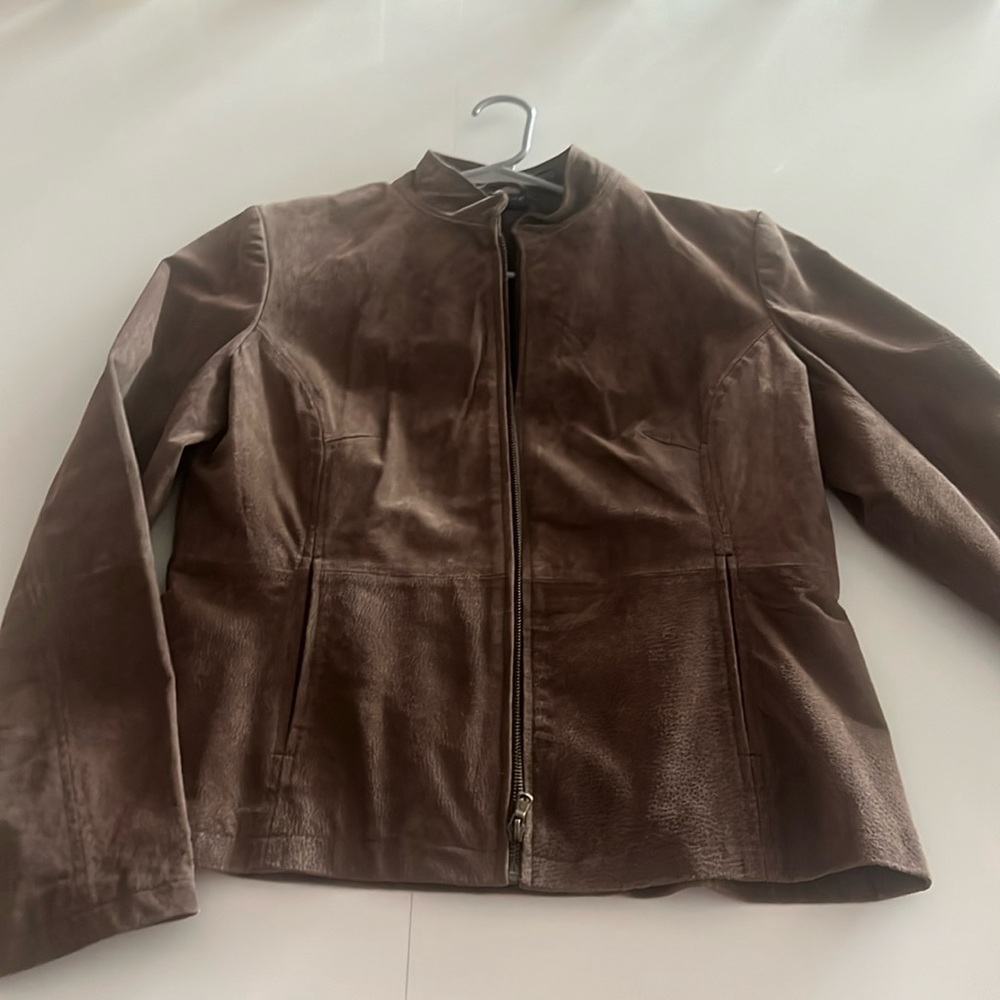 LADIES Relativity Leather Jacket - Size Large - Picture 2 of 8